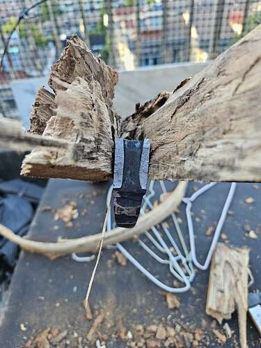 broken axe